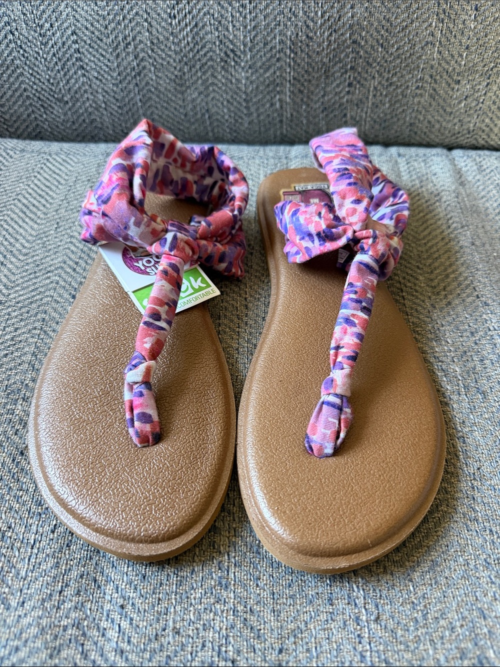 Sanuk Multicolored Fabric sandals Size: 8